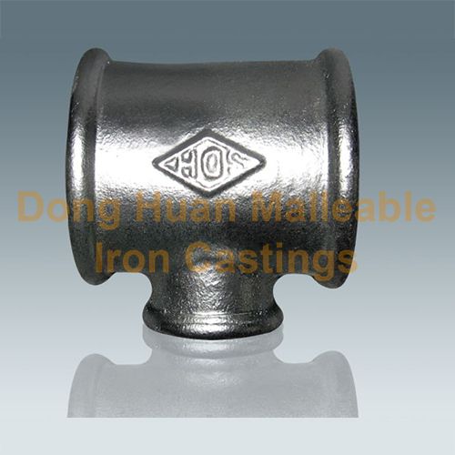 DIN Malleable Iron 130R Tee reducing