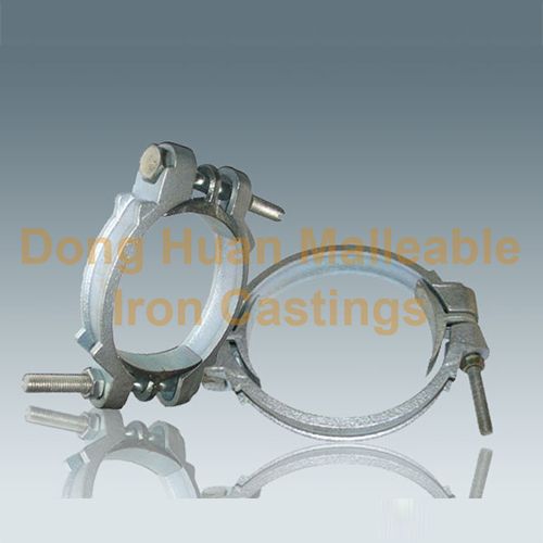 White-Double bolt clamp
