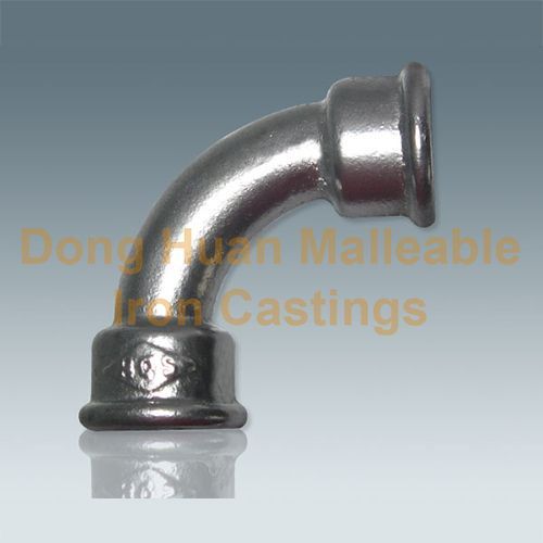 DIN Malleable Iron 2 Bend 90°, female