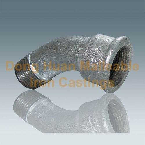 DIN Malleable Iron 41 Bend  90° male and femal1 DIN Malleable Iron 41 Bend  90° male and femal1
