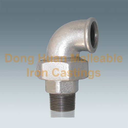 DIN Malleable Iron 97 Union elbow M&F flat seat without gasket