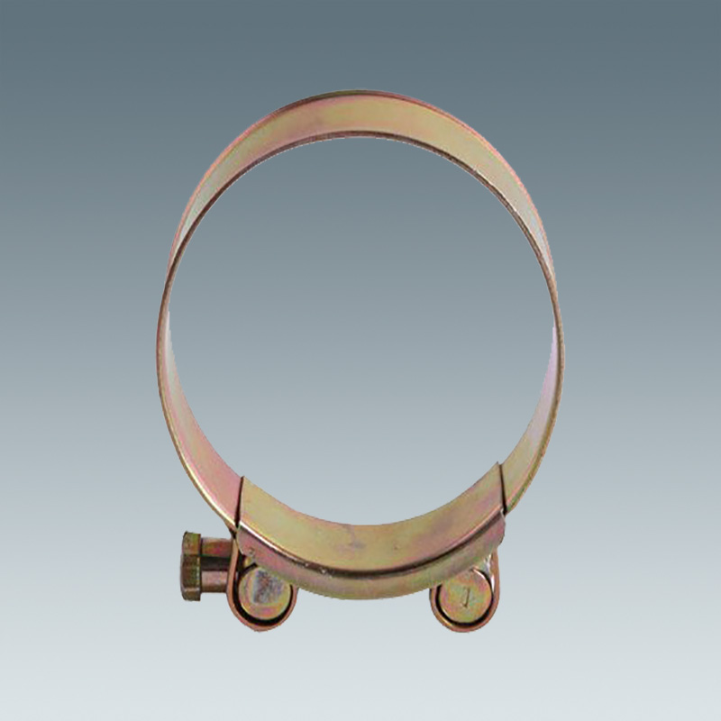 Single Bolt Hose Clamp yellow