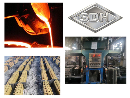 Shijiazhuang Donghuan Malleable Iron Casting Coated Sand Casting Process